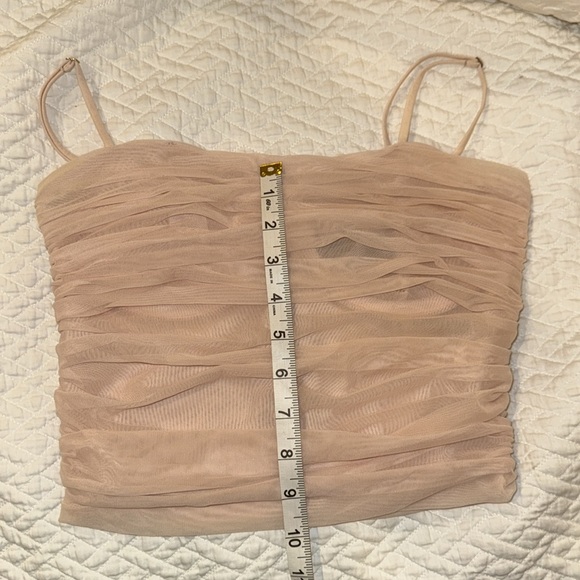 Ten by Babaton blush mesh size small Luxor tank camisole. - Picture 6 of 7